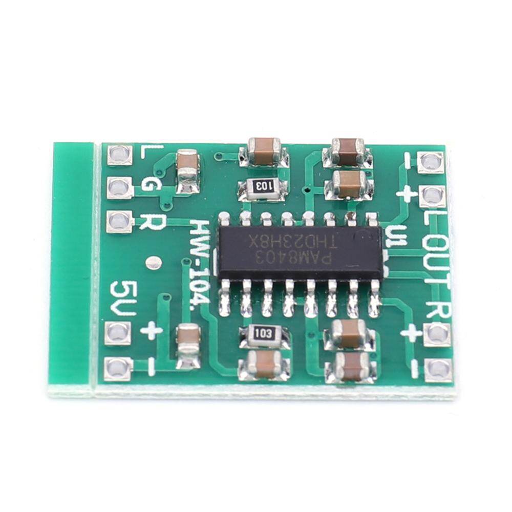 Pam8403 mô-đun loa âm thanh Bộ khuếch đại âm thanh hội đồng quản trị lớp D kênh đôi bảng khuếch đại công suất DC2.5-5.5V cung cấp điện