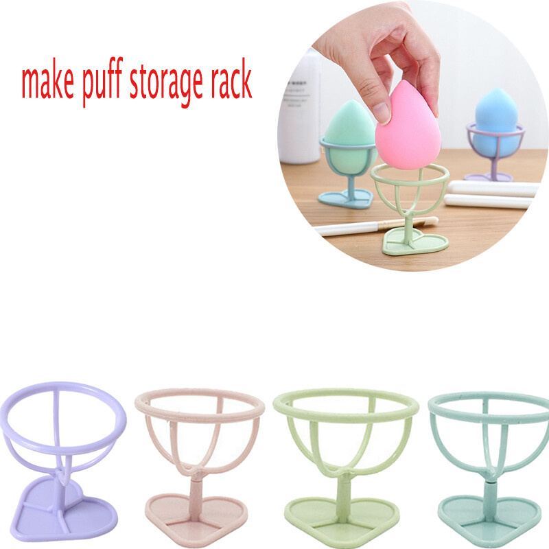 1/4pcs vẻ đẹp miếng bọt biển khô đứng chủ phấn trang điểm mút tán giá để đồ giá để mút trang điểm, móc phơi