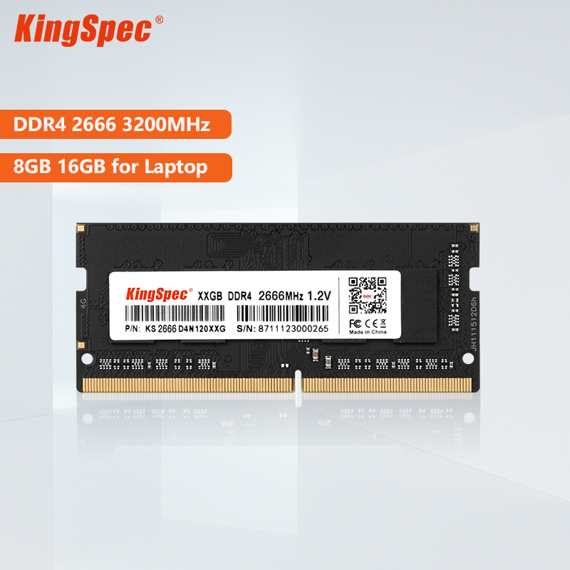 KingSpec Memory Ram Ddr4 8GB 16GB 32GB RAM Memory Card Notebook 2666mhz