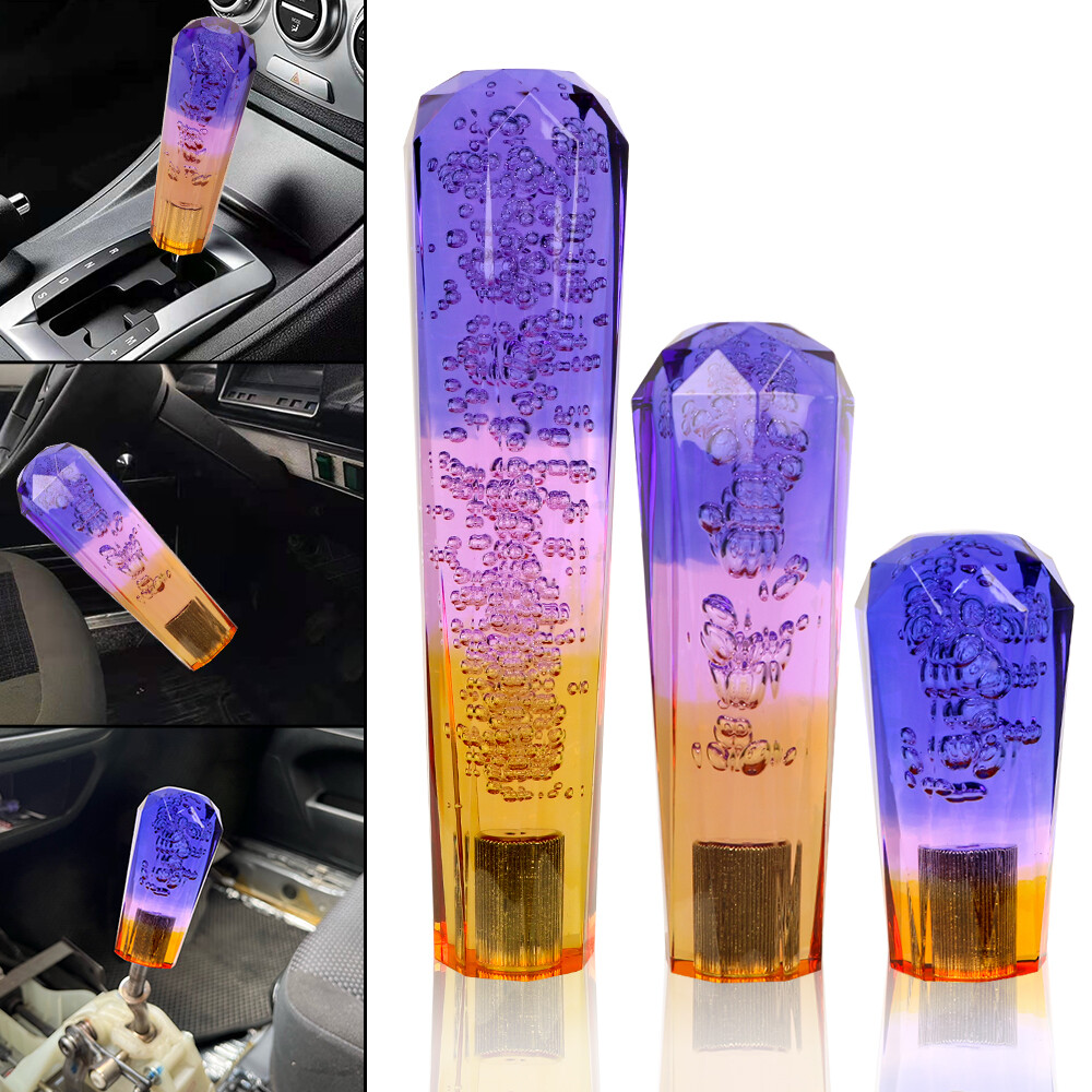 Núm cần sang số núm cần sang số xe hơi đầu cần sang số 10cm 15cm 20cm pha lê trong suốt tạo kiểu xe hơi