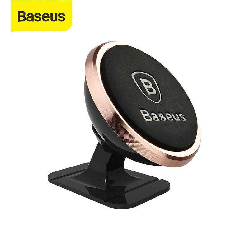 Baseus Universal Carที่วางโทรศัพท์360องศาGPSแม่เหล็กยึดโทรศัพท์มือถือที่วางโทรศัพท์ที่จับสำหรับiPhone 8 X Samsungที่ตั้งระบายอากาศHolder Stand