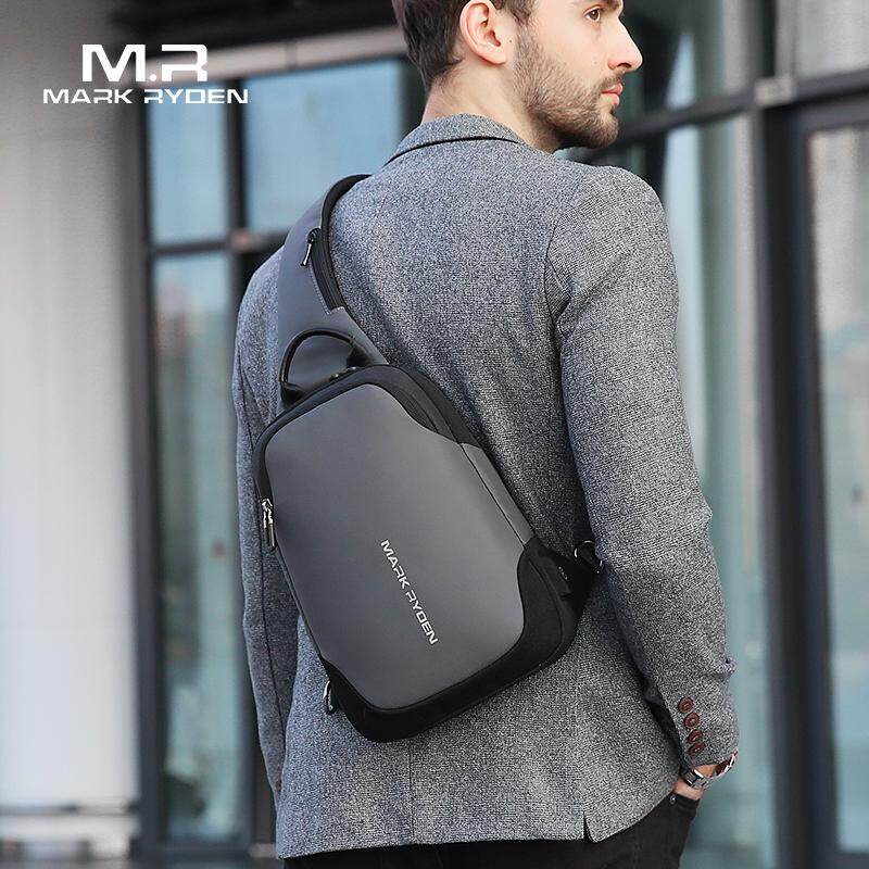 Túi Đeo Chéo Chống Trộm Mark Ryden Mới Túi Đeo Ngực Không Thấm Nước Cho Nam Túi Đeo Vai Ipad Thời Trang Vừa Vặn 10.5 Inch
