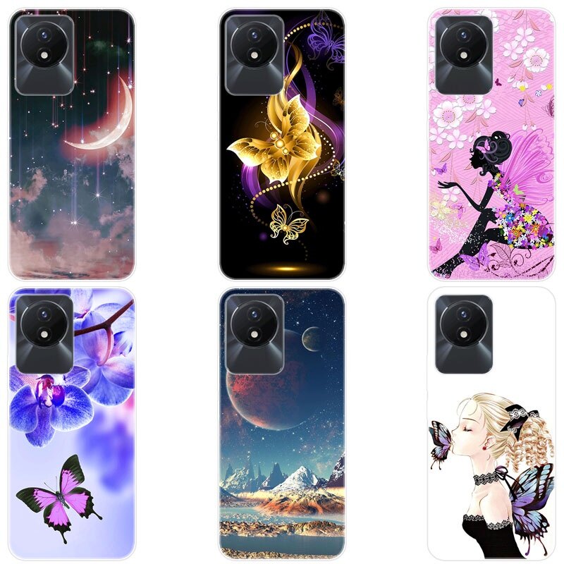 Ốp cho vivo y02 ốp tpu mềm cho vivo y02 vivoy02 ốp lưng điện thoại hoạt hình silicon