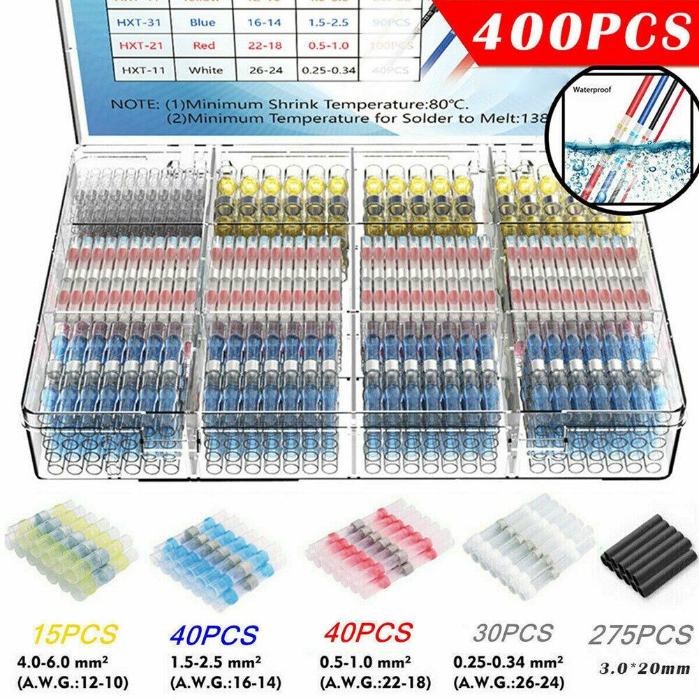 Ống bọc hàn 400x đầu nối dây co nhiệt, thiết bị đầu cuối không thấm nước kit