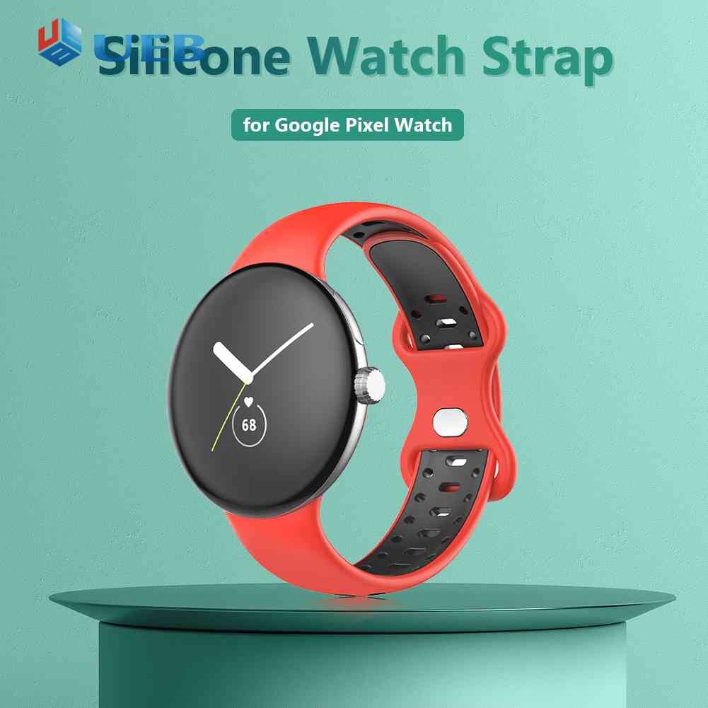 Silicone Smart Watch Strap Soft Comfortable Waterproof Wrist Strap Band
