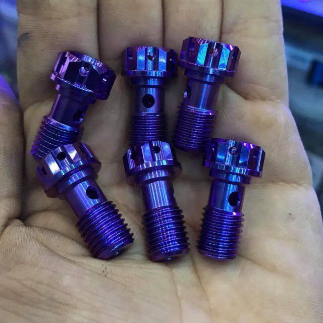Ốc Dầu Titan Gr5 chuẩn phôi Gr5