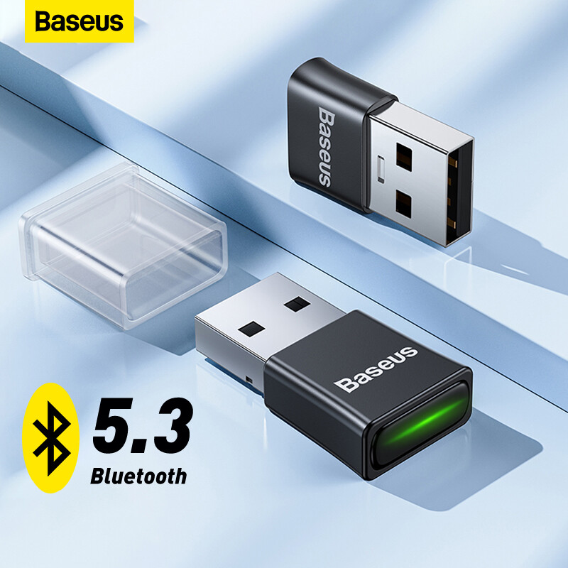 Baseus bộ chuyển đổi dongle bộ chuyển bluetooth usb bluetooth 5.3 cho máy tính xách tay máy tính xách tay loa không dây thiết bị thu nhận âm thanh bộ phát usb