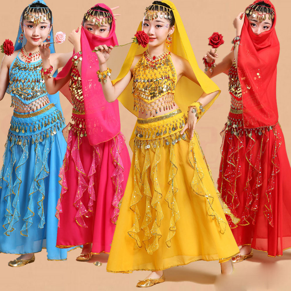Children Girl Belly Dance Costumes Kids Belly Dancing Girls Bollywood