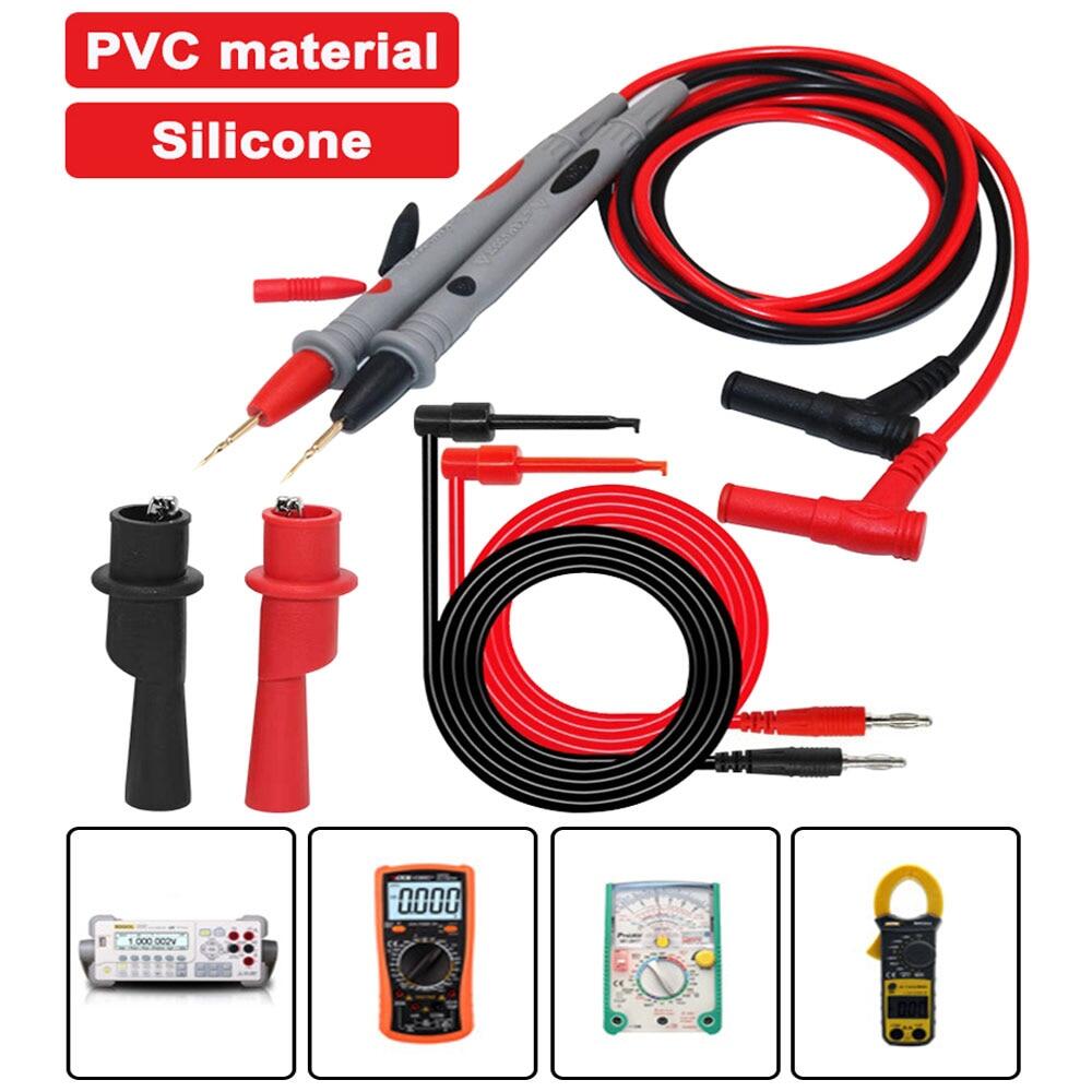 Đồng hồ vạn năng 20a 1000v dây dẫn kiểm tra đồng hồ đo đa năng kỹ thuật số chân kim bộ dây cáp bút chì đồng hồ vạn năng vôn kế bộ dụng cụ kiểm tra silicon