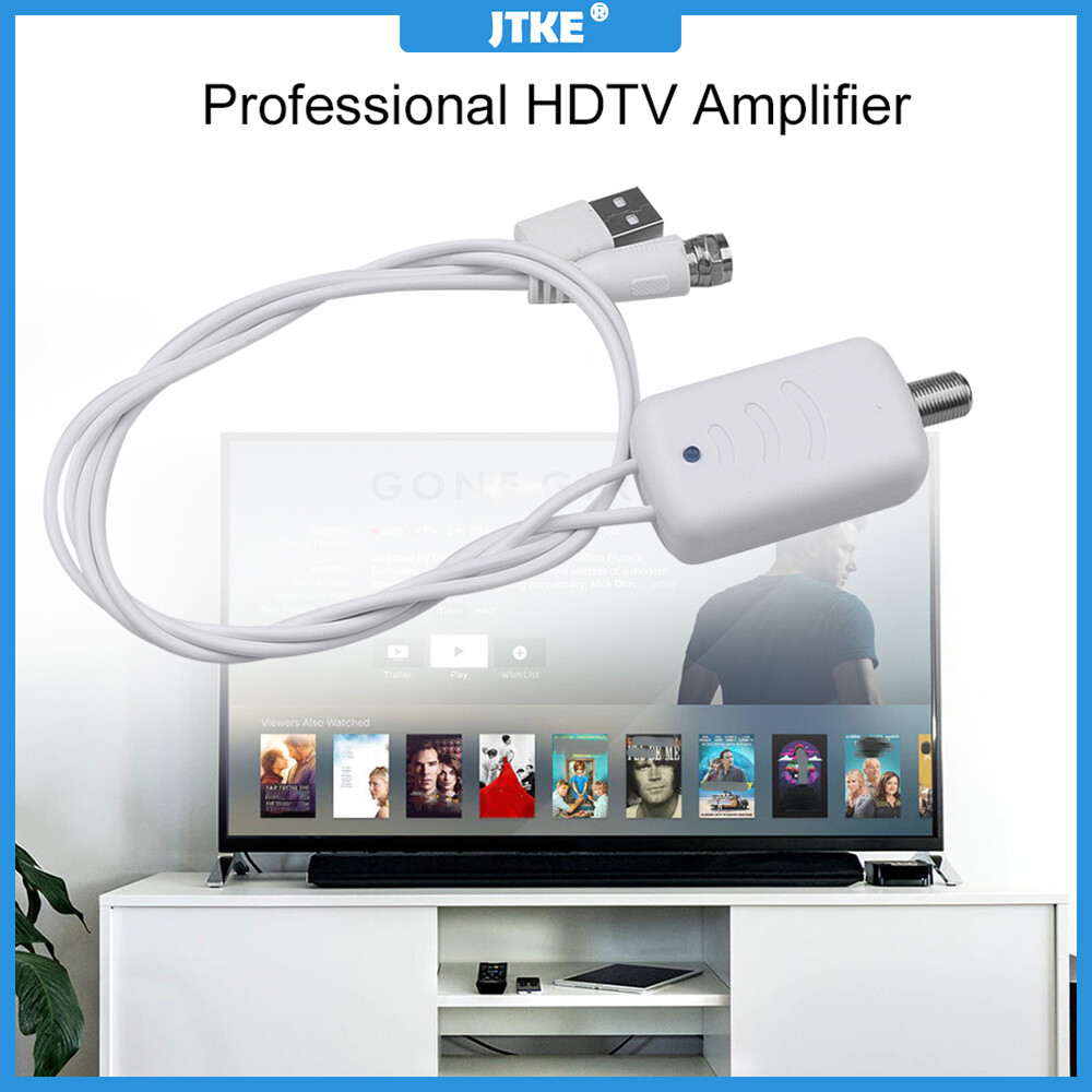 JTKE Ăng Ten HDTV Kỹ Thuật Số 4K 300 Dặm Bộ Khuếch Đại Và 1080P Trong Nhà, Bán Kính Tín Hiệu DVB-T2 Cáo Lướt Sóng TV Trên Không