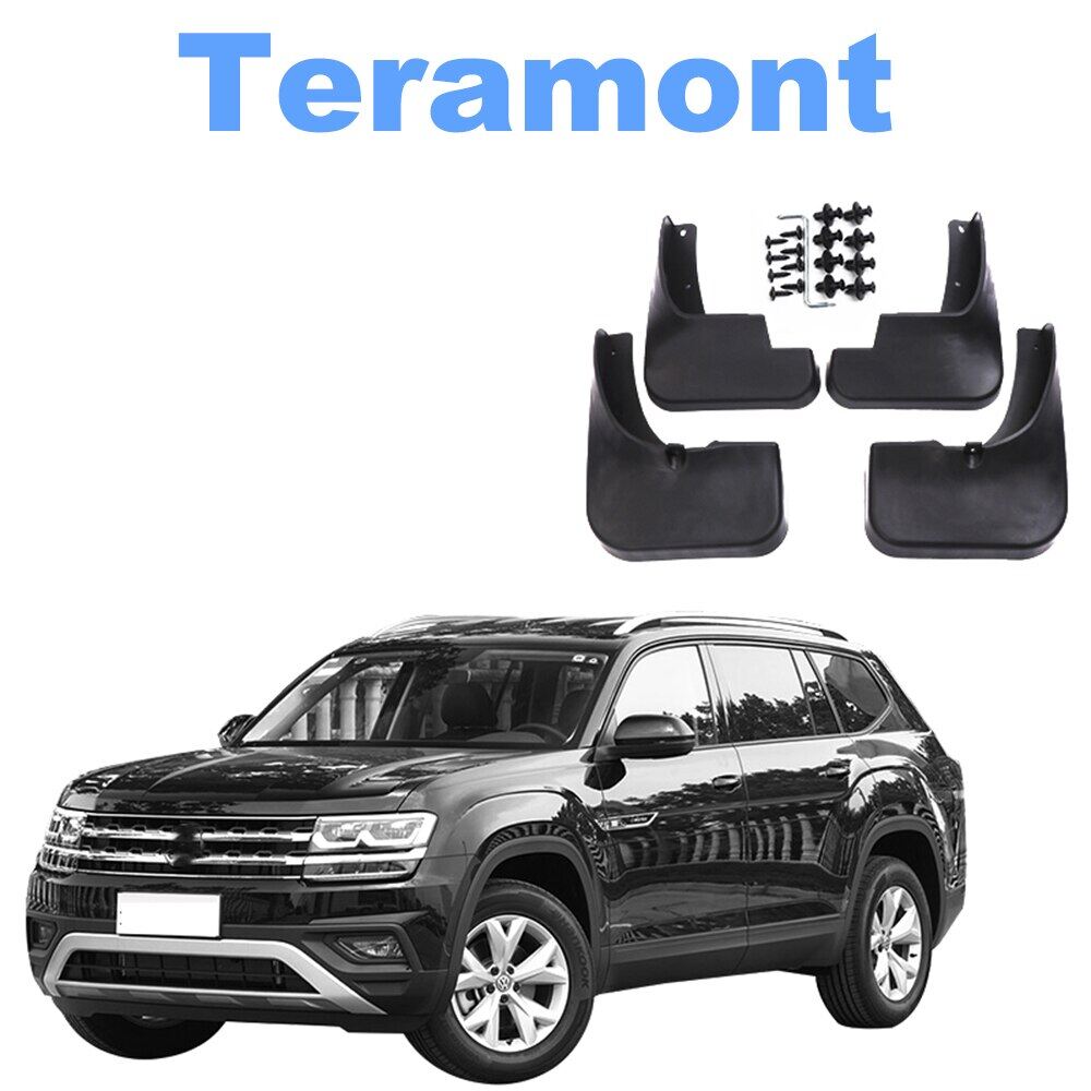 Tấm chắn bùn abs bánh xe tấm bảo vệ chắn bùn chắn bùn cho volkswagen atlas teramont vw 2018 2019 2020 2021 essories 2022 r line