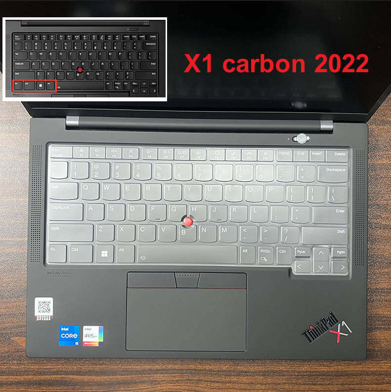 For 2022 Lenovo Thinkpad X1 Carbon Gen10 2022 / Lenovo Thinkpad X1 Carbon Gen9 2021 Laptop TPU Keyboard Cover Protector Skin