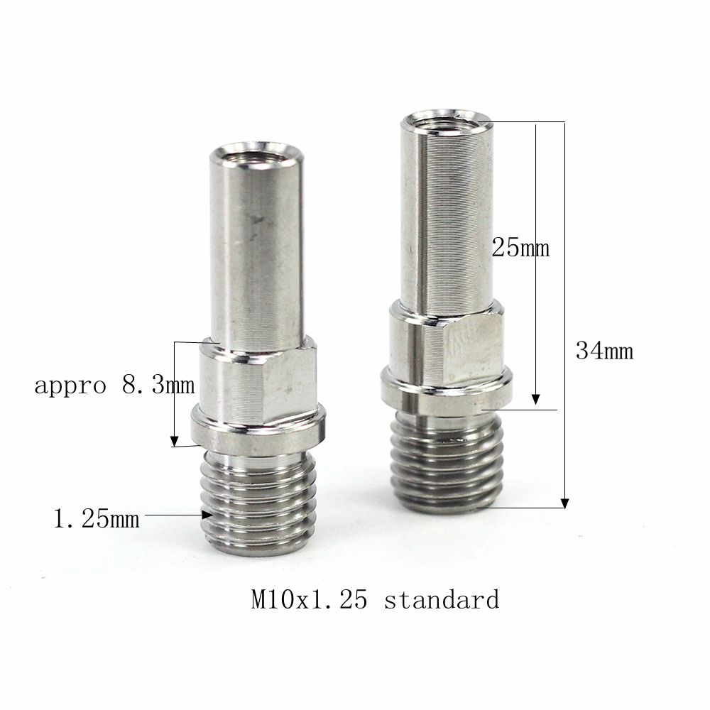 2pcs M8 Titanium V-Brake Studs / Posts – Aerospace Grade For Mountain & BMX Bikes