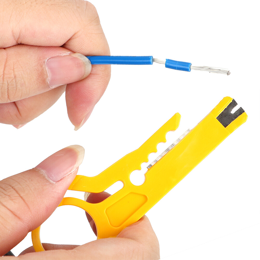 Dụng cụ uốn kìm tuốt dây, máy cắt dây tước dây cáp đa năng cầm tay mini bỏ túi