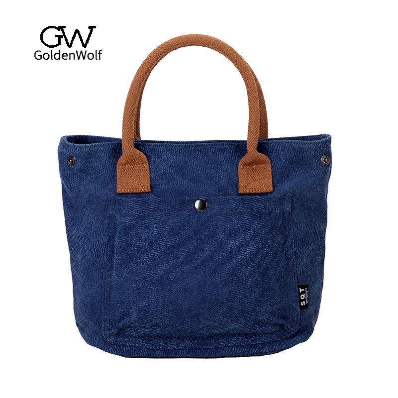 GoldenWolf Chính Hãng 2020 Túi Tote Mới Túi Vải Túi Vải Nhỏ Nhật Bản Và Hàn Quốc Cho Nữ, Túi Xách Nữ Thời Trang Nhà Sản Xuất