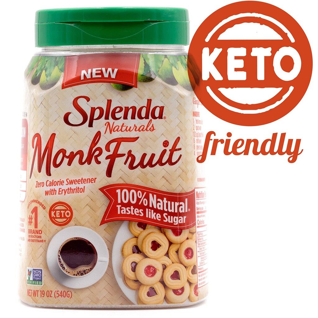 (Keto) Đường La Hán Quả Splenda Monkfruit Naturals 540G Của Mỹ