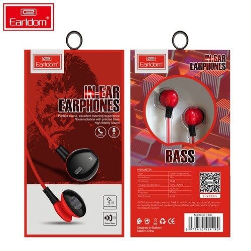 Tai nghe nhét tai có mic earldom e8 - hàng