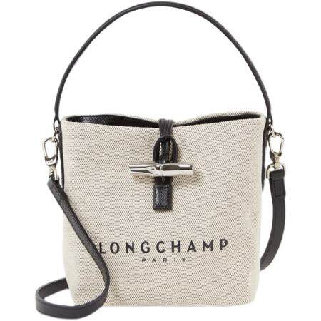 Longchamp Roseau Essential Canvas Crossbody Shoulder Bag