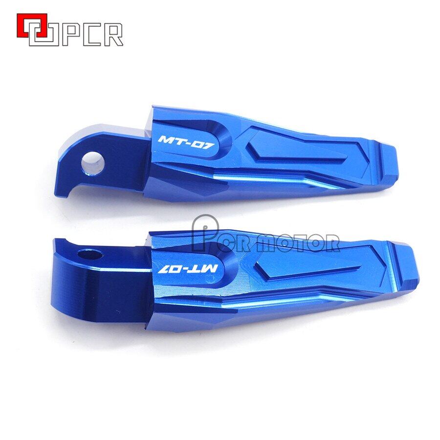 【Sleek】 Nhôm CNC footrests chỗ để chân phía sau cho Yamaha MT 07 MT07 2013-2020 Phụ tùng xe máy