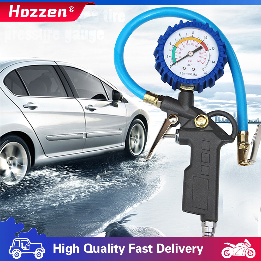 Hozzen Kiểm Tra Áp Suất Lốp  Nạp Khí Có Thước Đo, TG-3 Bảng Kiểm Tra Áp Suất Lốp Kỹ Thuật Số