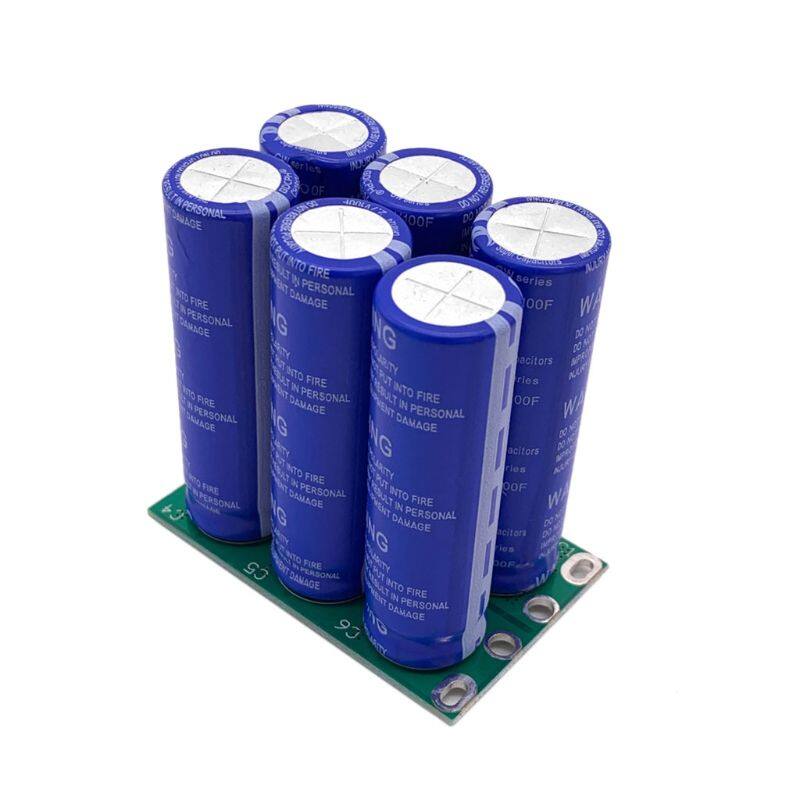 6 cái siêu tụ điện 16v 16,6f dòng điện cao 2.7v 100f dòng điện hai hàng cho bộ chỉnh lưu ô tô