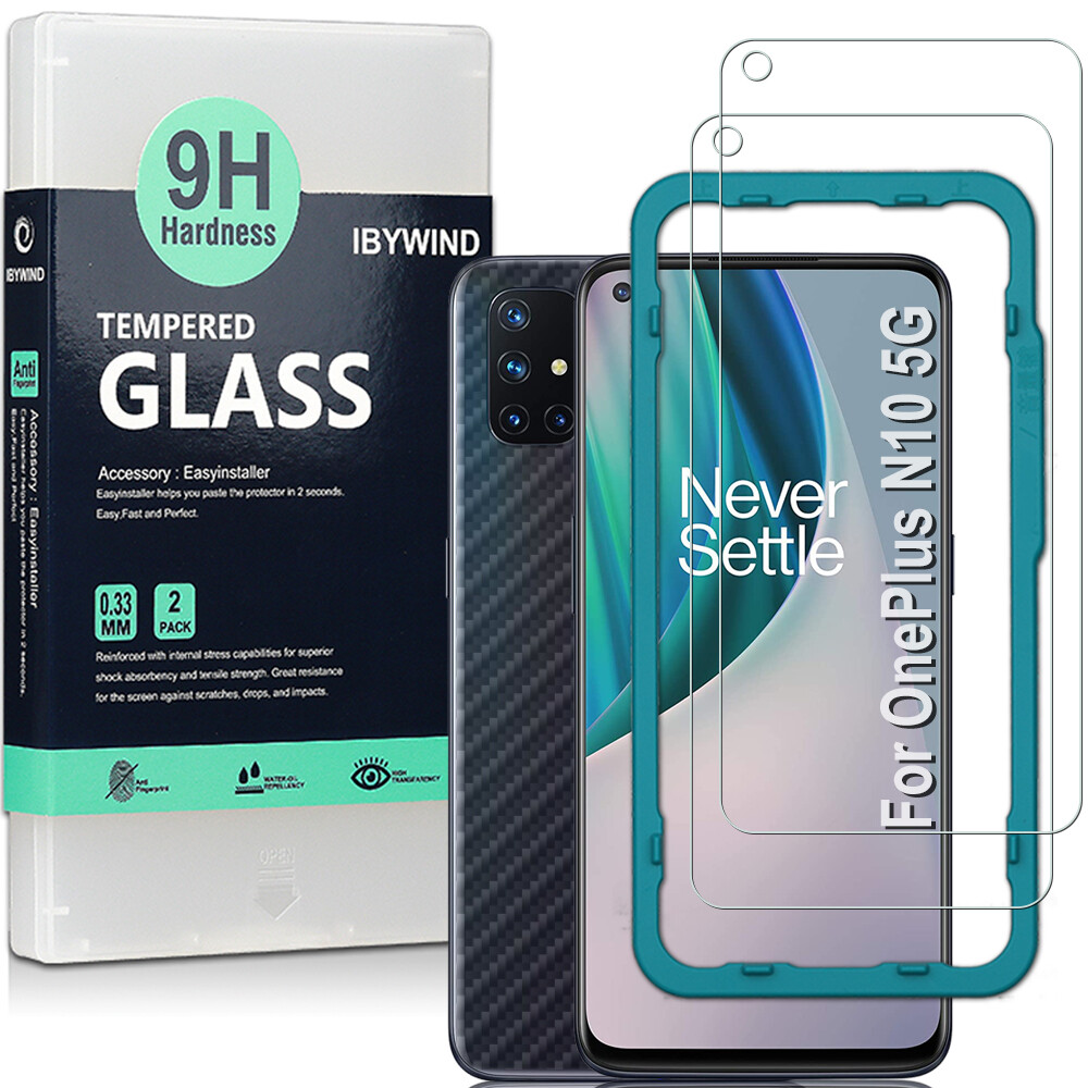 Tấm bảo vệ kính cường lực ibywind cho oneplus nord n10 5g -trong suốt với miếng bảo vệ ống kính caear