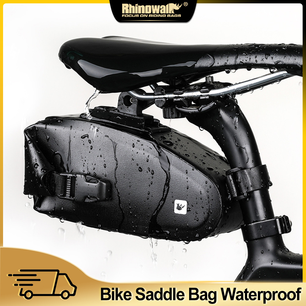 Rhinowalk Túi đuôi xe đạp không thấm nước nhanh chóng phát hành Túi yên xe đạp seatpost Vali du lịch Túi lưu trữ phụ kiện xe đạp cho MTB xe đạp đường trường