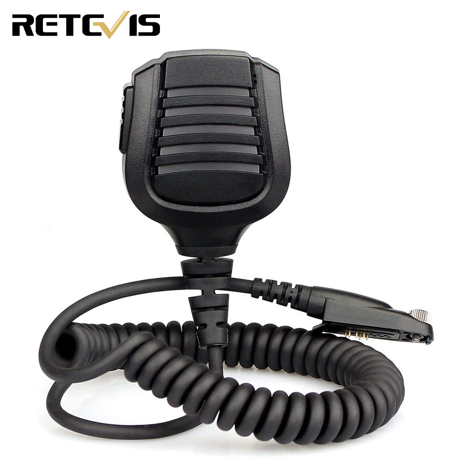 Retevis RT48 Shoulder Speaker Mic, IP54 Waterproof Microphone for Ailunce HD1 Retevis RT47 RT82 RT83 RT87 TYT2017 Walkie Talkies (1 Pack) Giá 594,547 Đồng*Miễn phí vận chuyển