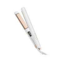 Akiracosme Portable Hair Straightener and Curler 2 in 1 LCD Display 8s Heat-up Ionic Straightening Flat Iron Ceramic Hair Straightening Curling Styling Tool For Women Girl