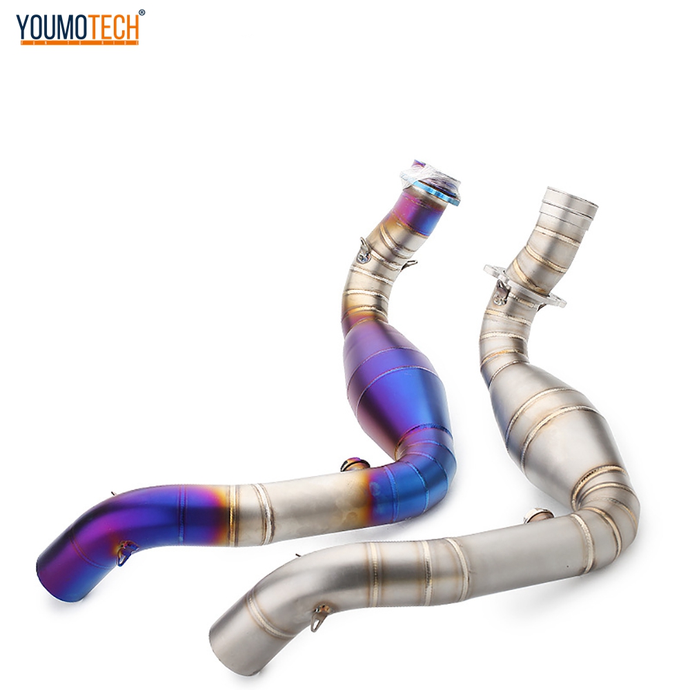 For BMW G310GS G310R G 130 GS R G310 310GS 310R Motorcycle Exhaust Modified Middle Mid Link Pipe Connector Link Pipe Tube Stainless Steel ราคา 2,895 บาท*ส่งฟรี