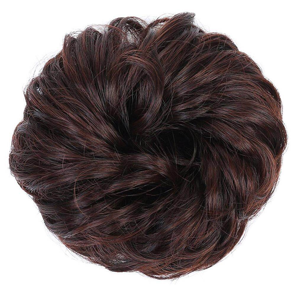 Easy To Wear Hair Scrunchies Hair Bun Extensions Synthetic Chignon