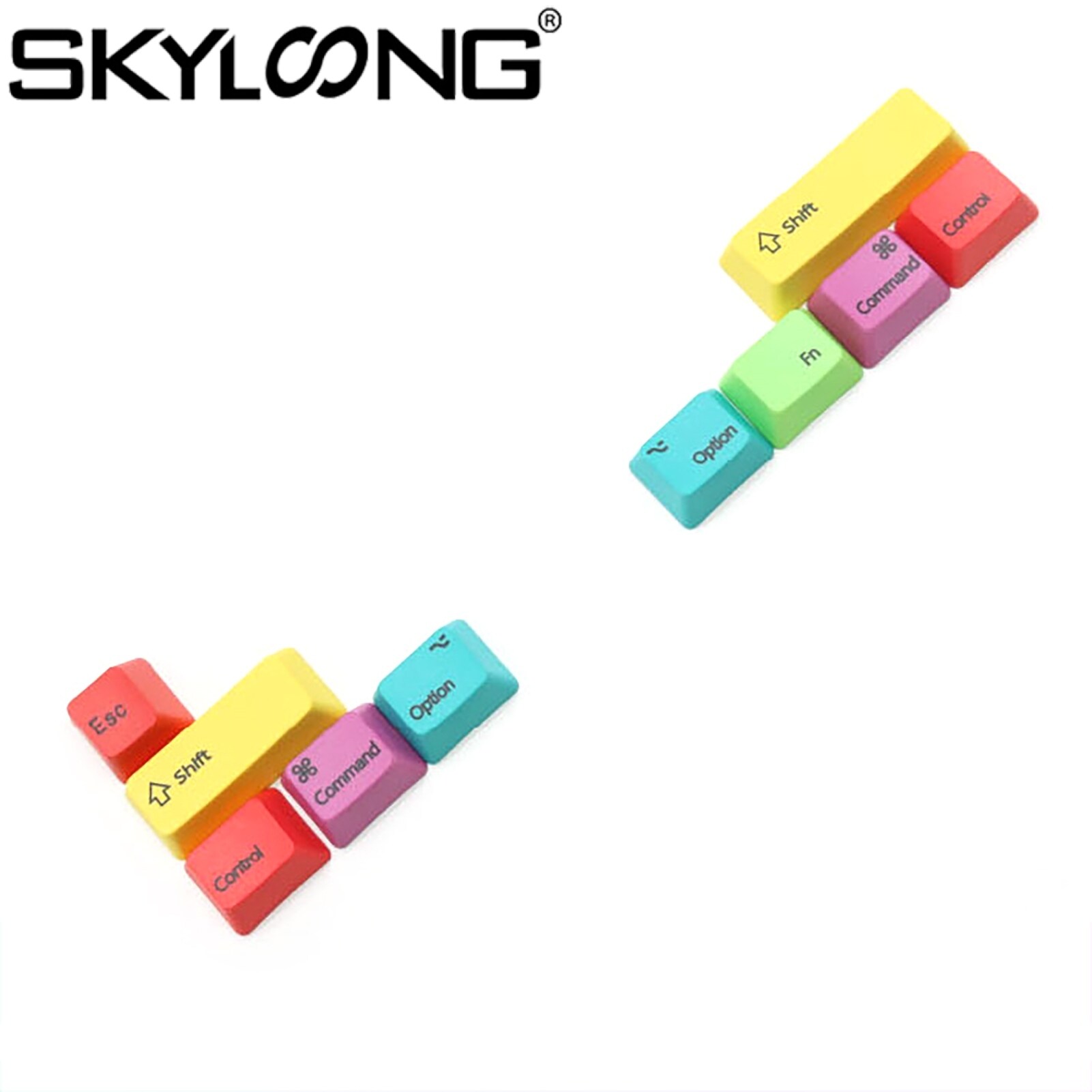 Skyloong 10 cái/bộ nắp phím bàn phím cơ thay thế màu đục thông dụng pbt