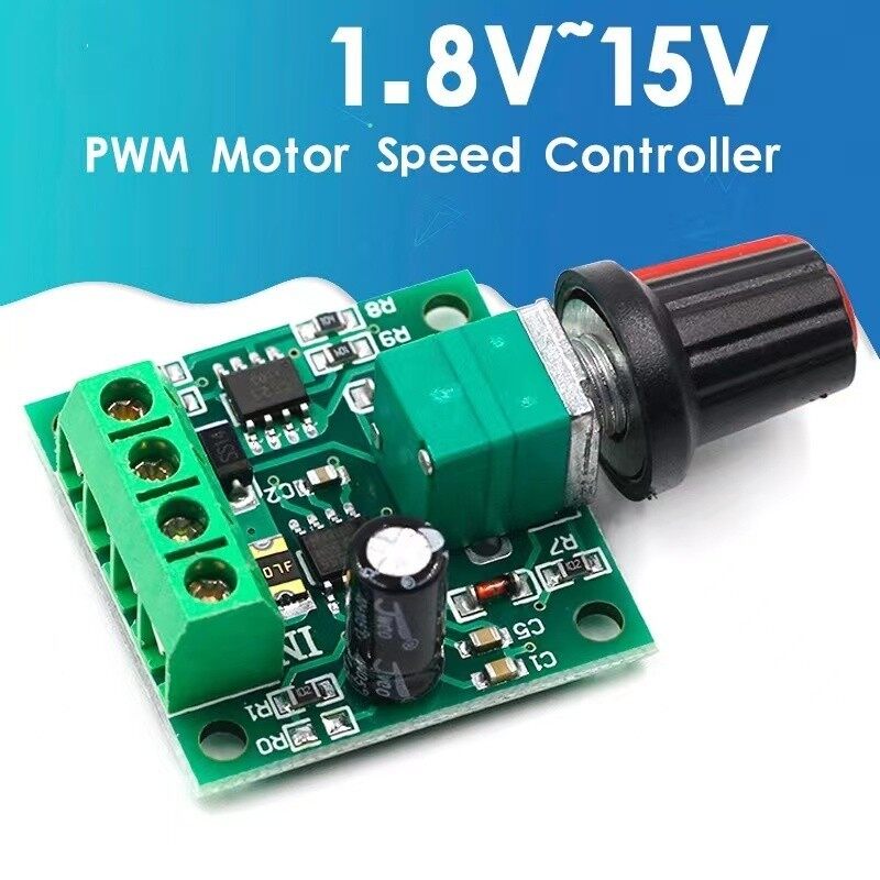 Bộ Điều Khiển Tốc Độ PWM 1.8V 3V 5V 6V 12V Động Cơ Điện Một Chiều Bộ Công Tắc Núm Vặn Chiết Áp