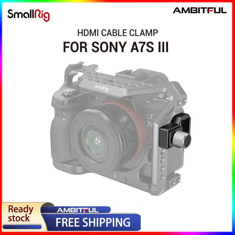 SmallRig Kẹp Cáp Tương Thích HDMI Cho Sony A7S III Phụ Kiện Tự Làm Lồng