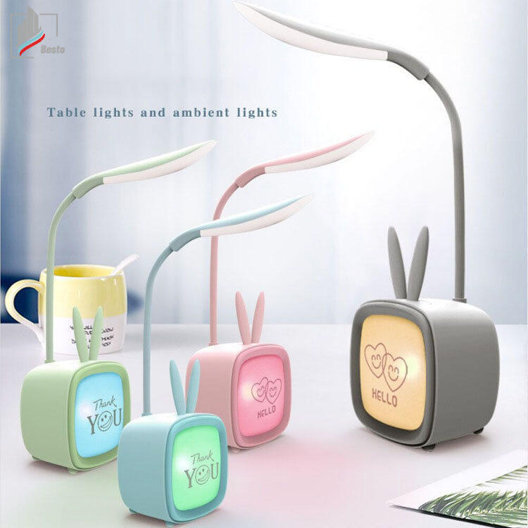 Singlelady đèn led xmds đèn để bàn màu sắc đèn ngủ có thể điều chỉnh độ sáng đèn bảo vệ mắt đèn học đèn dễ thương giao hàng ngẫu nhiên