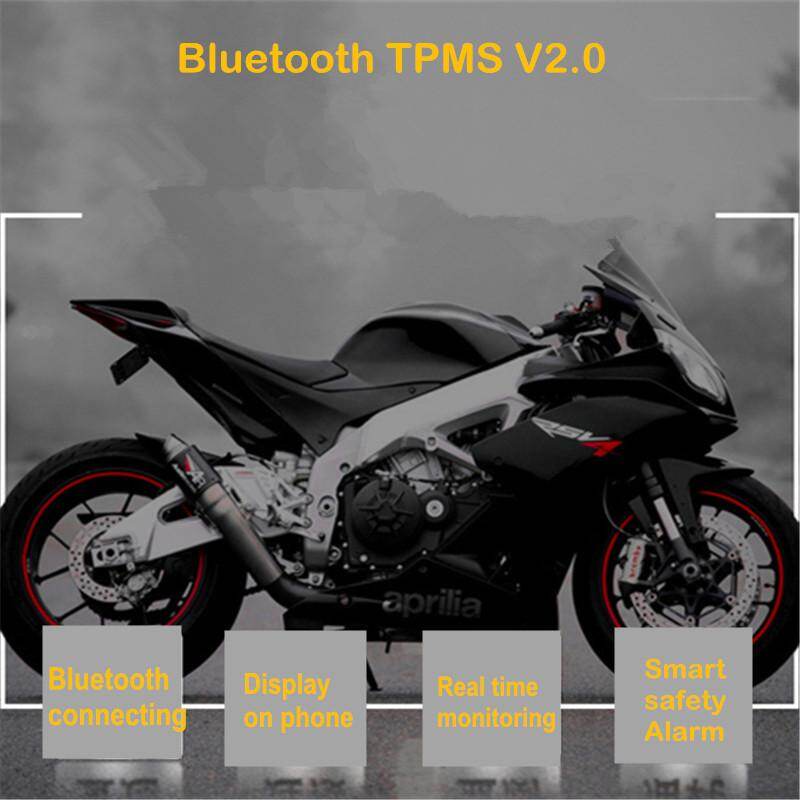 รถจักรยานยนต์บลูทูธ TPMS APP จอแสดงผลจริงความดันยางนาฬิกาปลุกระบบควบคุมกับกล่องสำหรับรถความปลอดภัย รถจักรยานยนต์บลูทูธ TPMS APP จอแสดงผลจริงความดันยางนาฬิกาปลุกระบบควบคุมกับกล่องสำหรับรถความปลอดภัย