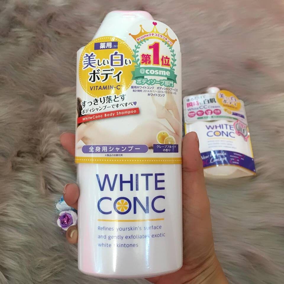 Sữa tắm dưỡng trắng white conc 150ml 360ml nhật bản