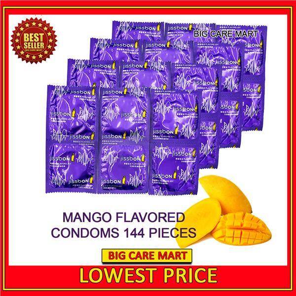 Wholesale Flavored Condoms 144pieces (Mango Flavor) Purple PGMall
