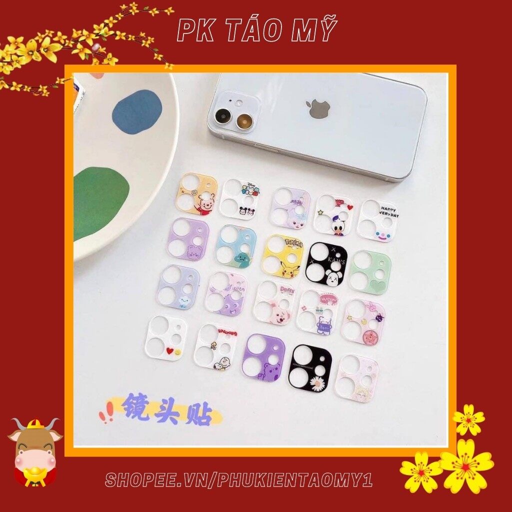 Dán cường lực bảo vệ camera ip 11 ip11 pro ip 11 promax kiểu