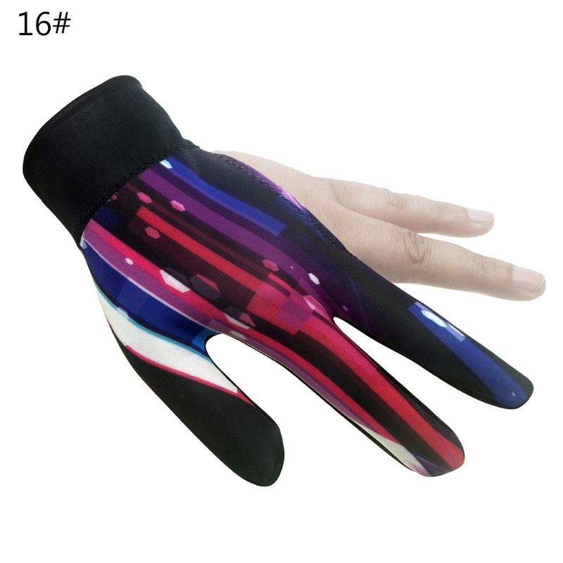 1 Chiếc Găng Tay Ba Ngón Bida, Găng Tay Snooker Chống Trượt Lycra, Hồ Bơi Tay Trái Độ Đàn Hồi Cao