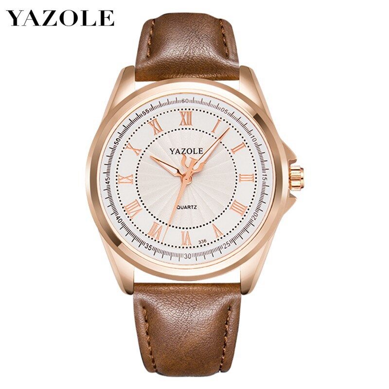 Đồng Hồ Thương Hiệu Xa Xỉ Hàng Đầu YAZOLE 336, Cho Người Đàn Ông, Đồng Hồ Thạch Anh Nam Thể Thao Thời Trang Xu Hướng Đồng Hồ Đeo Tay Quà Tặng Cho Nam Jam Tangan Lelaki