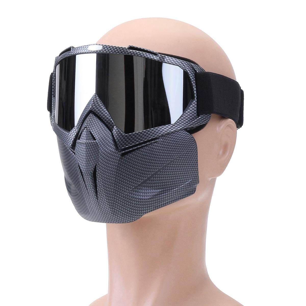 Generic Motorcycle Open Face Shield Skiing Snow Glasses Off Road Dirt