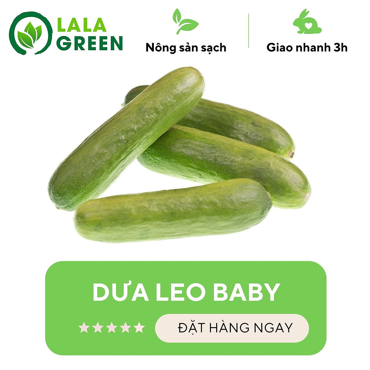 [Chỉ Giao Hcm] Dưa Leo Baby - 1Kg