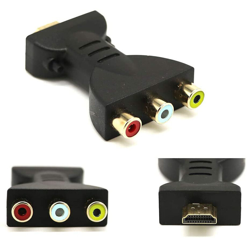 Bộ chuyển đổi tín hiệu kỹ thuật số av hdmi sang 3 rca bộ chuyển đổi thành phần