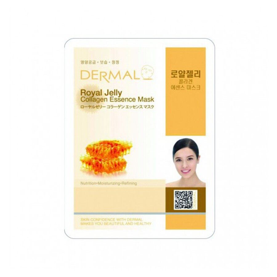 [QUÀ TẶNG] Mặt Nạ Dưỡng Da Chiết Xuất Sữa Ong Chúa Dermal Royal Jelly Collagen Essence Mask 23g