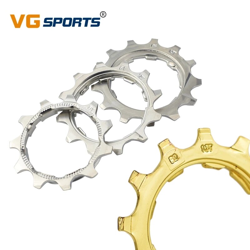 VG Sports 1 Cái Líp Xe Đạp Leo Núi 11T/12T/13T Líp Răng Nhỏ 8/9/10/11/12 Phụ Kiện Sửa Chữa Tốc Độ Xe Đạp Leo Núi Màu Vàng/Bạc