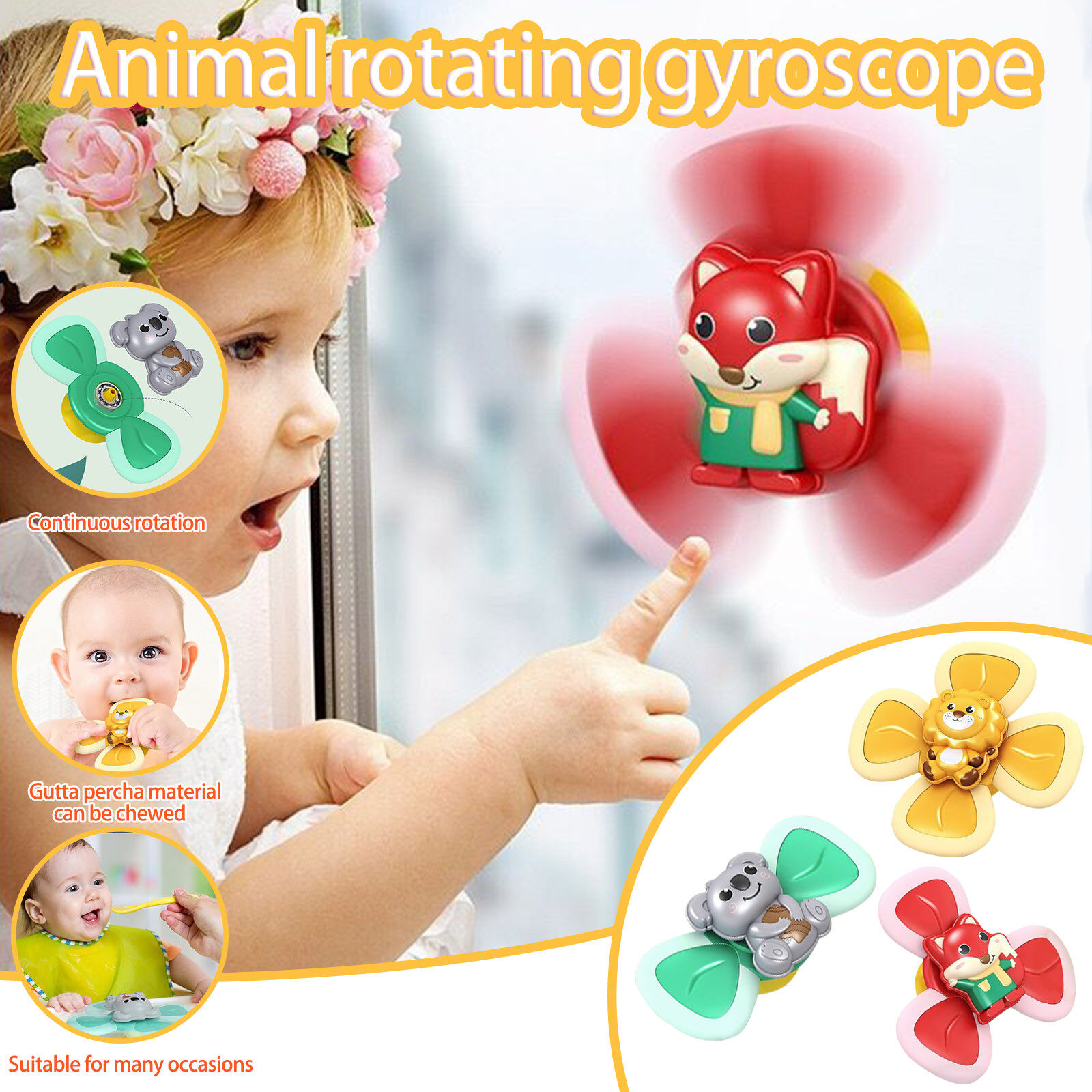 Con Quay Đồ Chơi Cho Bé 3 Màu Lúm Đồng Tiền Trẻ Em Ngón Tay Đồ Chơi Con Quay Hồi, Đồ Chơi Thần Thánh Ghế Ăn Cho Trẻ Sơ Sinh Có Giác Hút Cối Xay Gió Spinner Giảm Căng Thẳng!