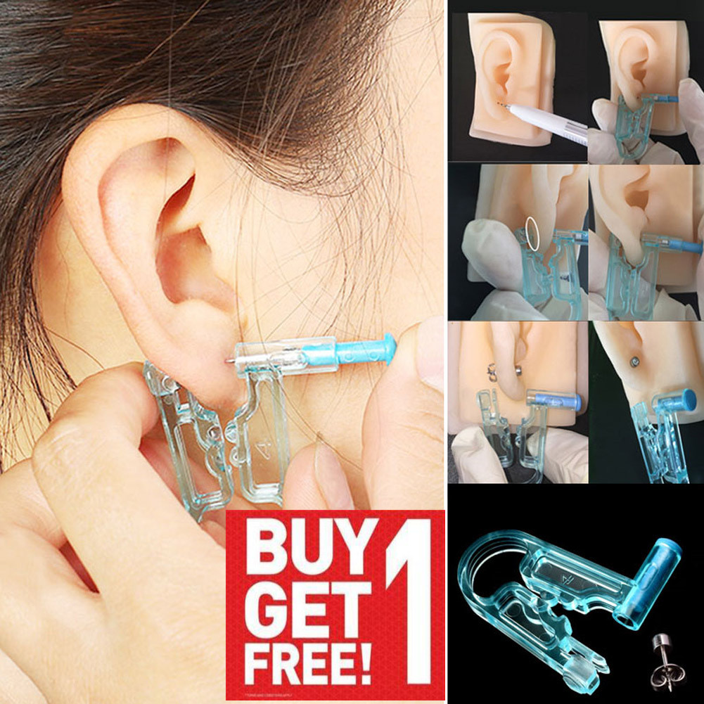 【Mua 1 Tặng 1】 Ttlife Công Cụ An Toàn Cho Sức Khỏe Khỏe Cực Kỳ Đơn Vị Dùng Một Lần Những Chiếc Khuyên Tai Công Cụ Xỏ Lỗ