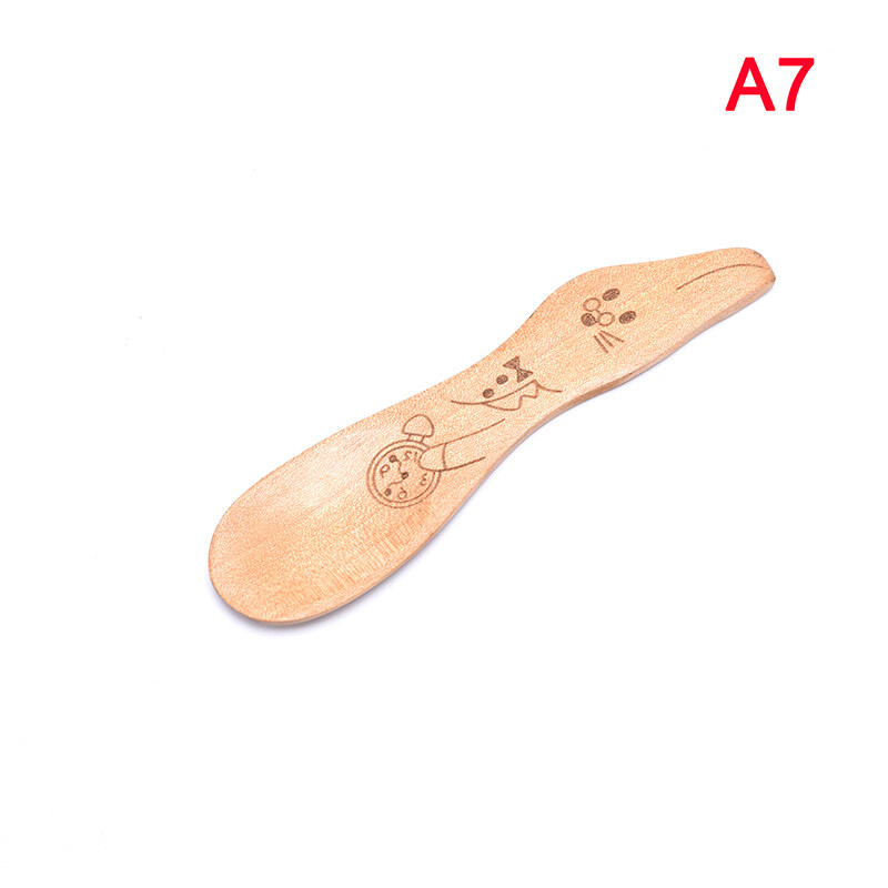 CHILD Cute Animal Wooden Spoons for Children Kids Tableware Feeding Spoon Kitchen Tool