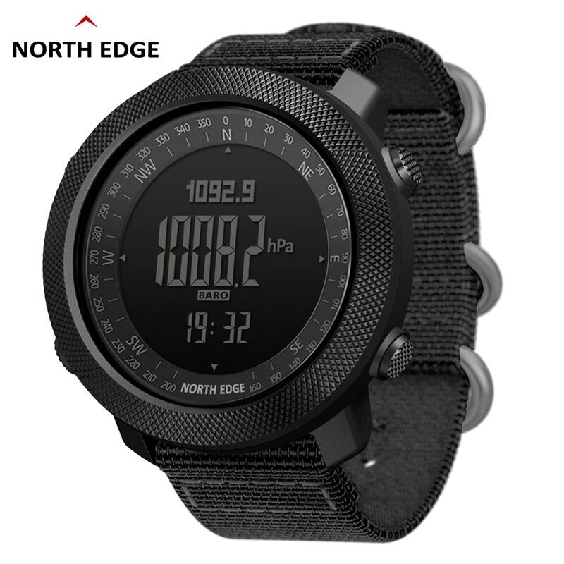 NORTH EDGE Men's Sports Digital Watch - Waterproof 50m